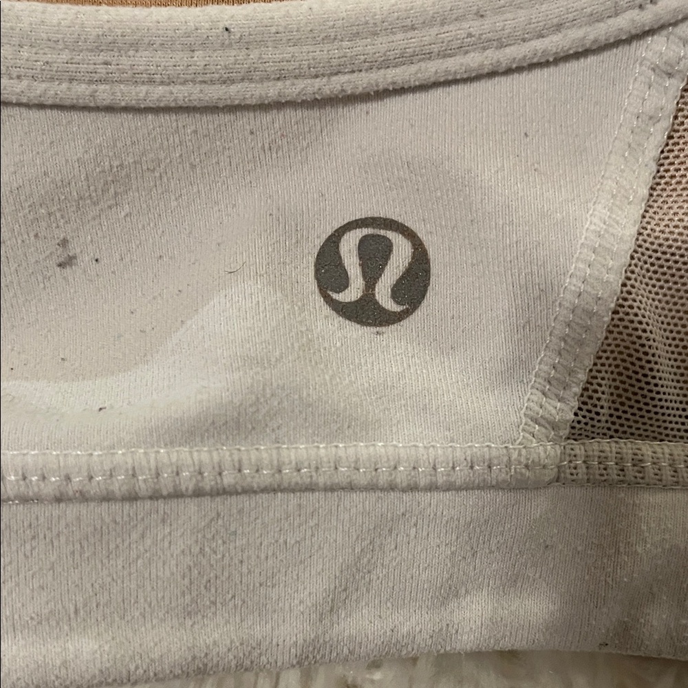 Lululemon Athletica White Sports Bra